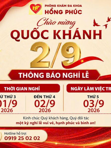 THÔNG BÁO LỊCH NGHỈ LỄ QUỐC KHÁNH 02/9/2026