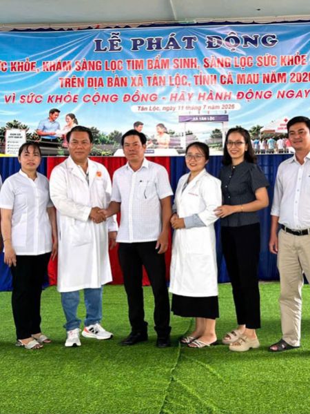 CHƯƠNG TRÌNH KHÁM SỨC KHỎE, SÀNG LỌC CHO NGƯỜI DÂN XÃ TÂN LỘC